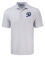 Los Angeles Dodgers City Connect- Cutter & Buck Pike Eco Diamond Dot Print Recycled Mens Polo POL_MANN_HG 1