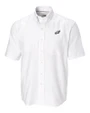 Philadelphia Eagles Cutter & Buck Epic Easy Care Nailshead Mens Big and Tall Short Sleeve Dress Shirt White Mannequin