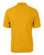 GA Tech Yellow Jackets College Vault Cutter & Buck Virtue Eco Pique Recycled Mens Polo College Gold Mannequin Back
