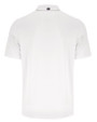 GA Tech Yellow Jackets College Vault Cutter & Buck Forge Eco Stretch Recycled Mens Polo White Mannequin Back