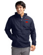 Toronto Blue Jays City Connect Cutter & Buck Charter Eco Recycled Mens Anorak Jacket Navy Blue Front
