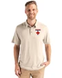 Toronto Blue Jays City Connect Cutter & Buck Coastline Epic Comfort Recycled Mens Polo Wheat Front