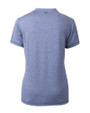 Toronto Blue Jays City Connect Cutter & Buck Forge Eco Heathered Stretch Womens Blade Top Indigo Heather Mannequin Back