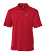 Miami University RedHawks - Cutter & Buck Genre Textured Solid Mens Polo Red Mannequin