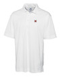 Miami University RedHawks - Cutter & Buck Genre Textured Solid Mens Polo White Mannequin