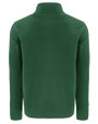 Cutter & Buck Woodland Recycled Fleece Mens Snap Pullover Hunter Green Mannequin Back