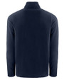 Cutter & Buck Woodland Recycled Fleece Mens Snap Pullover Navy Blue Mannequin Back