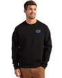 Florida Gators Cutter & Buck Roam Recycled Buttery-Soft Knit Mens Crew Neck Pullover Black Front