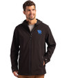 Kentucky Wildcats Alumni Cutter & Buck Camano Everyday Stretch Recycled Mens Water Resistant Jacket Black Front