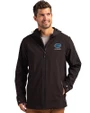Florida Gators Alumni Cutter & Buck Camano Everyday Stretch Recycled Mens Water Resistant Jacket Black Front