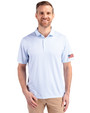 Patriotic Cutter & Buck Pike Eco Symmetry Print Stretch Recycled Mens Polo WHALS_MANN_HG 1
