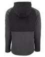 Arkansas Razorbacks Alumni Cutter & Buck Peshastin Fleece Recycled Mens Hybrid Jacket Black Heather Mannequin Back