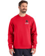 Louisville Cardinals Alumni Cutter & Buck Roam Epic Versatility Recycled Crew Neck Mens Pullover Red Front