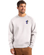 Kansas Jayhawks College Vault Cutter & Buck Roam Epic Versatility Recycled Crew Neck Mens Pullover Solitare Front