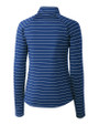New York Giants Cutter & Buck Womens Long Sleeve Evie Half Zip Tour Blue Mannequin Back