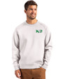 North Dakota Cutter & Buck Roam Epic Versatility Recycled Crew Neck Mens Pullover Solitare Front