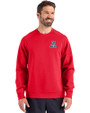 Arizona Wildcats Cutter & Buck Roam Epic Versatility Recycled Crew Neck Mens Pullover Red Front