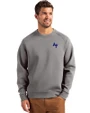 Air Force Falcons Cutter & Buck Roam Epic Versatility Recycled Crew Neck Mens Pullover Elemental Grey Front