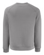 Bowie State Bulldogs Cutter & Buck Roam Epic Versatility Recycled Crew Neck Mens Pullover Elemental Grey Mannequin Back
