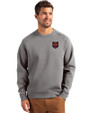 Arkansas State Red Wolves Cutter & Buck Roam Epic Versatility Recycled Crew Neck Mens Pullover Elemental Grey Front