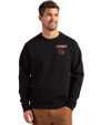 Louisville Cardinals Cutter & Buck Roam Epic Versatility Recycled Crew Neck Mens Pullover Black Front