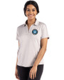 Charlotte FC Cutter & Buck Coastline Epic Comfort Recycled Womens Dolman Polo CONCRETE Front