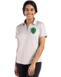 Seattle Sounders FC Cutter & Buck Coastline Epic Comfort Recycled Womens Dolman Polo CONCRETE Front