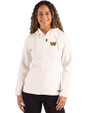 Washington Commanders Cutter & Buck Roam Recycled Buttery-Soft Knit Womens Full Zip Hooded Jacket Shell Front