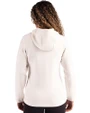 New York Jets Historic Cutter & Buck Roam Epic Versatility Recycled Womens Full Zip Hooded Jacket Shell Back