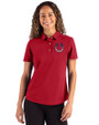 Indianapolis Colts Americana Cutter & Buck Advantage Refresh Epic Confidence Recycled Womens Tri-Blend Pique Polo Cardinal Red Front