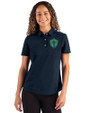 Seattle Sounders FC Cutter & Buck Advantage Refresh Epic Confidence Recycled Womens Tri-Blend Pique Polo Liberty Navy Front