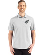Arizona Cardinals Monochromatic Cutter & Buck Advantage Refresh Recycled Cotton-Blend Pique Mens Big & Tall Polo CONCRETE Front