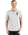 Columbus Crew Cutter & Buck Advantage Refresh Epic Confidence Recycled Mens Big & Tall Tri-Blend Pique Polo CONCRETE Front