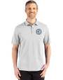 Chicago Fire FC Cutter & Buck Advantage Refresh Epic Confidence Recycled Mens Big & Tall Tri-Blend Pique Polo CONCRETE Front