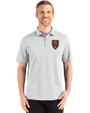 Real Salt Lake Cutter & Buck Advantage Refresh Epic Confidence Recycled Mens Big & Tall Tri-Blend Pique Polo CONCRETE Front