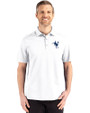 Indianapolis Colts Historic Cutter & Buck Advantage Refresh Recycled Cotton-Blend Pique Mens Big & Tall Polo White Front