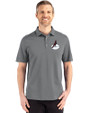 Arizona Cardinals Historic Cutter & Buck Advantage Refresh Epic Confidence Recycled Mens Big & Tall Tri-Blend Pique Polo Elemental Grey Front