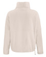 Cutter & Buck Woodland Recycled Fleece Womens Funnel Neck Pullover Wheat Mannequin Back