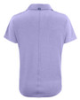 Miami Marlins Mono Cutter & Buck Coastline Epic Comfort Recycled Womens Dolman Polo Hyacinth Mannequin Back