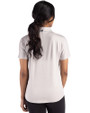 Los Angeles Angels Cutter & Buck Coastline Epic Comfort Recycled Womens Dolman Polo CONCRETE Back