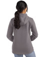 Detroit Tigers Cutter & Buck Roam Epic Versatility Recycled Womens Full Zip Hooded Jacket Elemental Grey Back