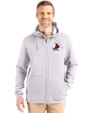 St. Louis Cardinals Cooperstown Cutter & Buck Roam Epic Versatility Recycled Mens Full Zip Hooded Jacket Solitare Front