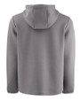 Miami Marlins Mono Cutter & Buck Roam Epic Versatility Recycled Mens Full Zip Hooded Jacket Elemental Grey Mannequin Back