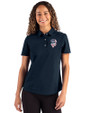San Francisco Giants Stars & Stripes Cutter & Buck Advantage Refresh Epic Confidence Recycled Womens Tri-Blend Pique Polo Liberty Navy Front