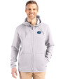 Florida Gators Cutter & Buck Roam Epic Versatility Recycled Mens Full Zip Hooded Jacket Solitare Front