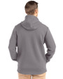 Portland State Vikings College Vault Cutter & Buck Roam Epic Versatility Recycled Mens Full Zip Hooded Jacket Elemental Grey Back
