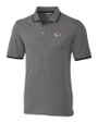 Kansas City Chiefs Cutter & Buck Advantage Tipped Polo Elemental Grey Mannequin