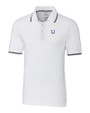 Indianapolis Colts Cutter & Buck Advantage Tipped Polo White Mannequin