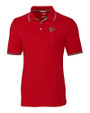 Atlanta Falcons Cutter & Buck Advantage Tipped Polo Red Mannequin
