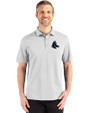Boston Red Sox Mono Cutter & Buck Advantage Refresh Epic Confidence Recycled Mens Big & Tall Tri-Blend Pique Polo CONCRETE Front